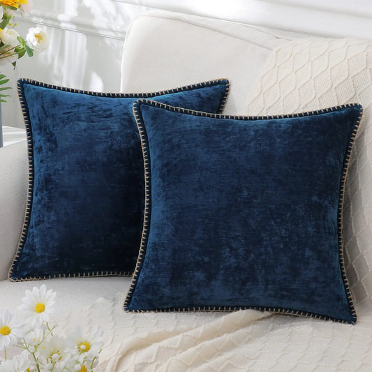 Decorative Sofa Bed Pillow Covers Room Luxury Velvet Pillow Covers﻿