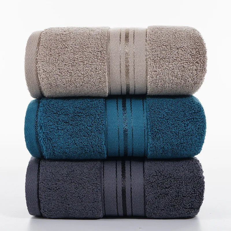 Thickened Egyptian cotton towels set