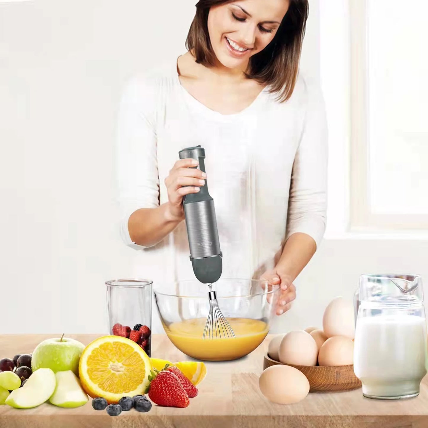 5-in-1 Electric Handheld Mixer Blender Milk Frother