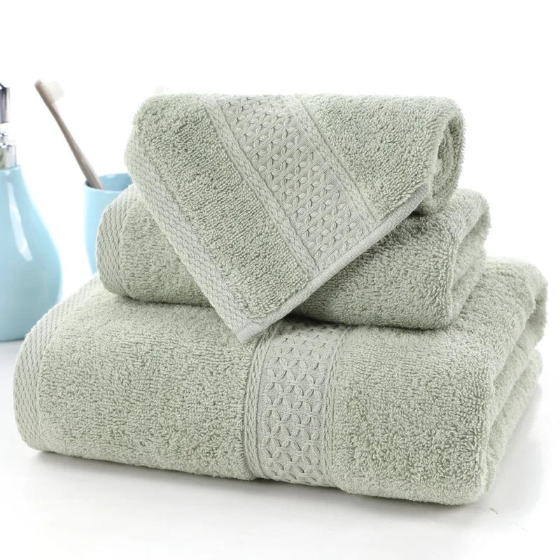Towel Set Luxury Lace Embroidered Bath Towel Face Towel Hand Towel Washcloths Quick Dry