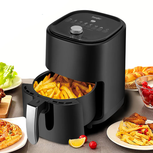 2.8L Air Fryer Without Oil Oven 1200W Multifunction Electric Deep Fryer Nonstick Basket Kitchen Cooking Frying Sonifer