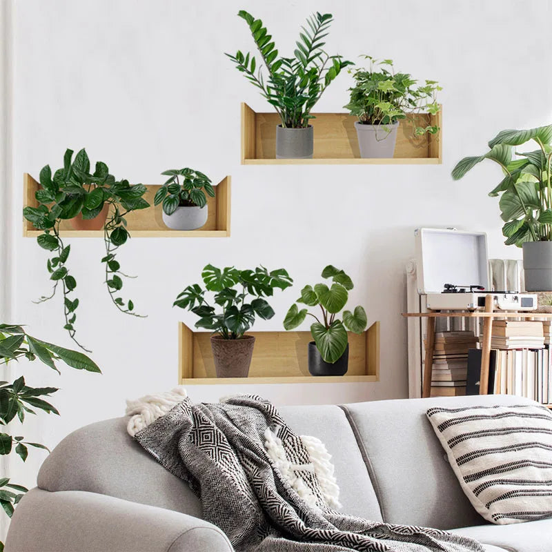 Decorative Wall Stickers for Living Room Green Plant P