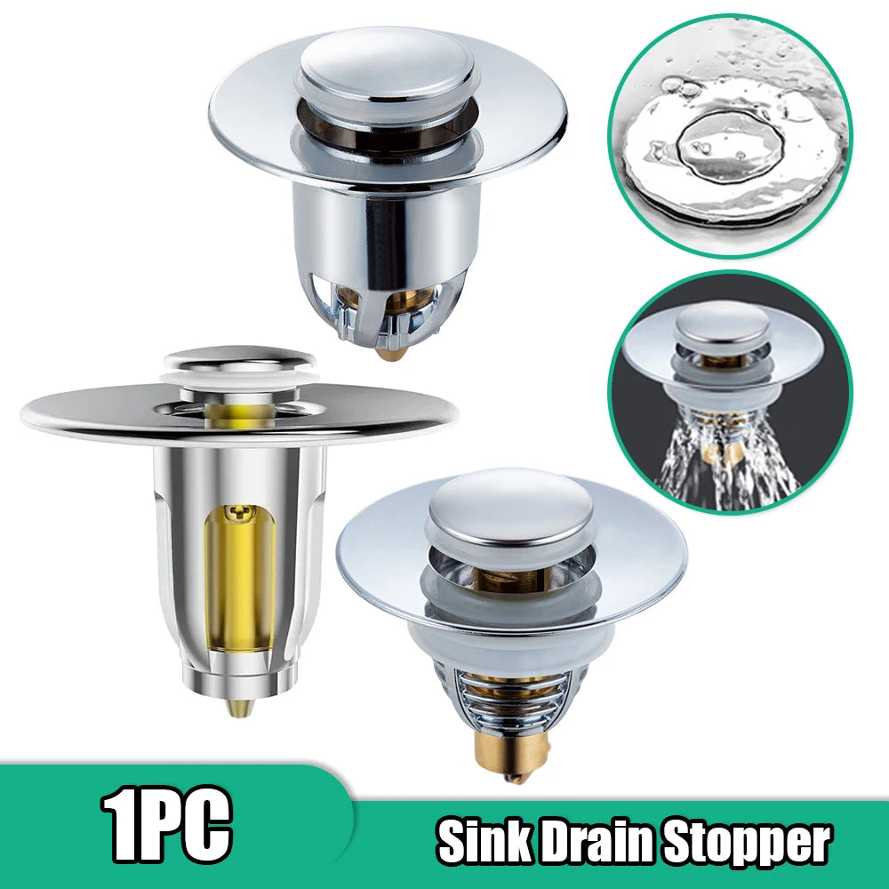 Universal Sink Drain Stopper Stainless Steel
