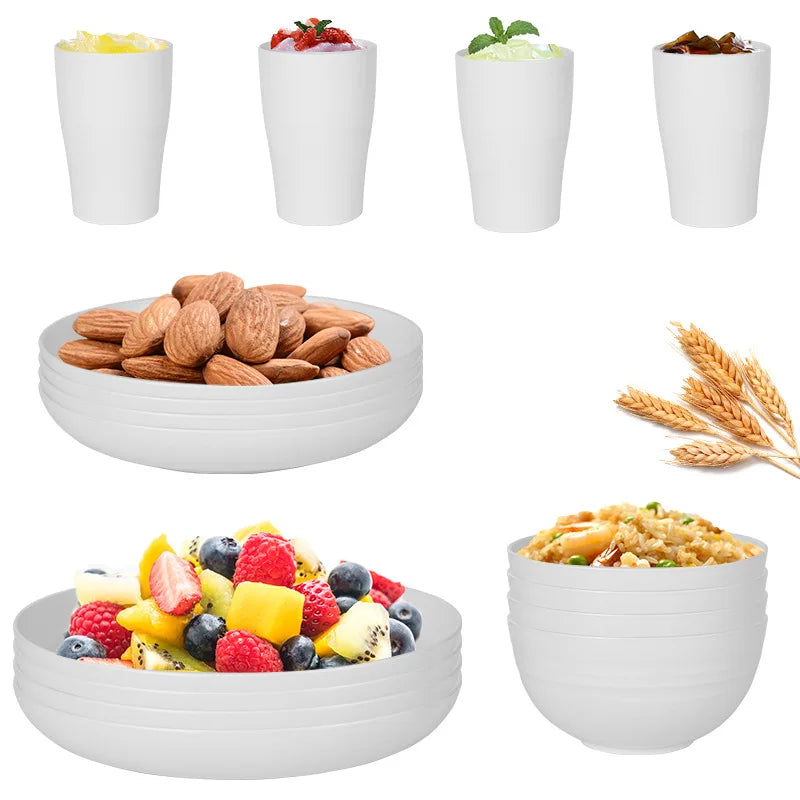 16-Piece Tableware Set Vintage Ceramic