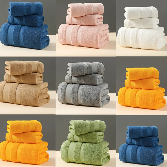Towels Of Different Sizes Cotton Gift Set Comfortable Bath Towel Absorbent Best Shower Towels