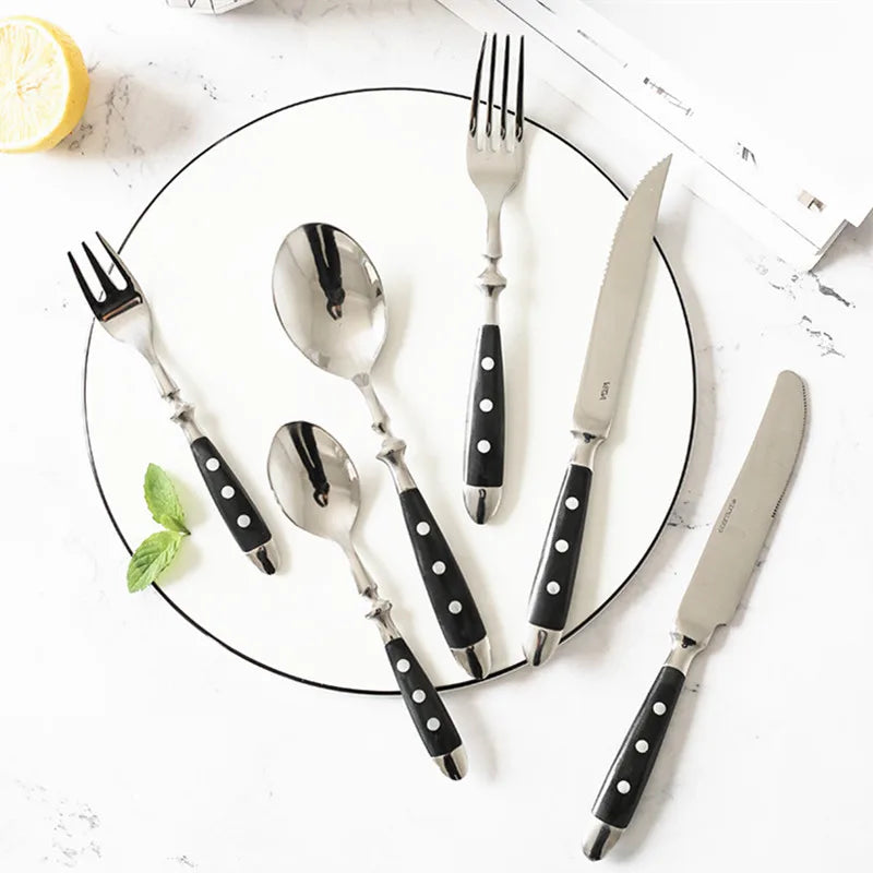 Steel Cutlery Set with Starpoint