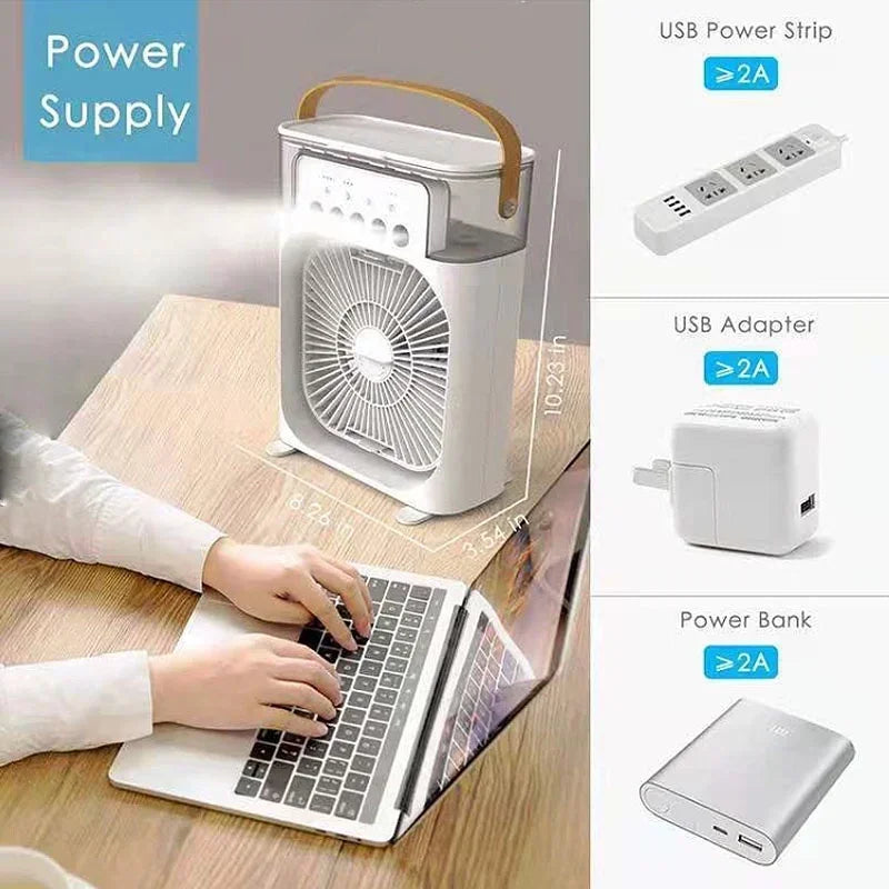 Portable Fan Air Conditioners USB Electric Fan