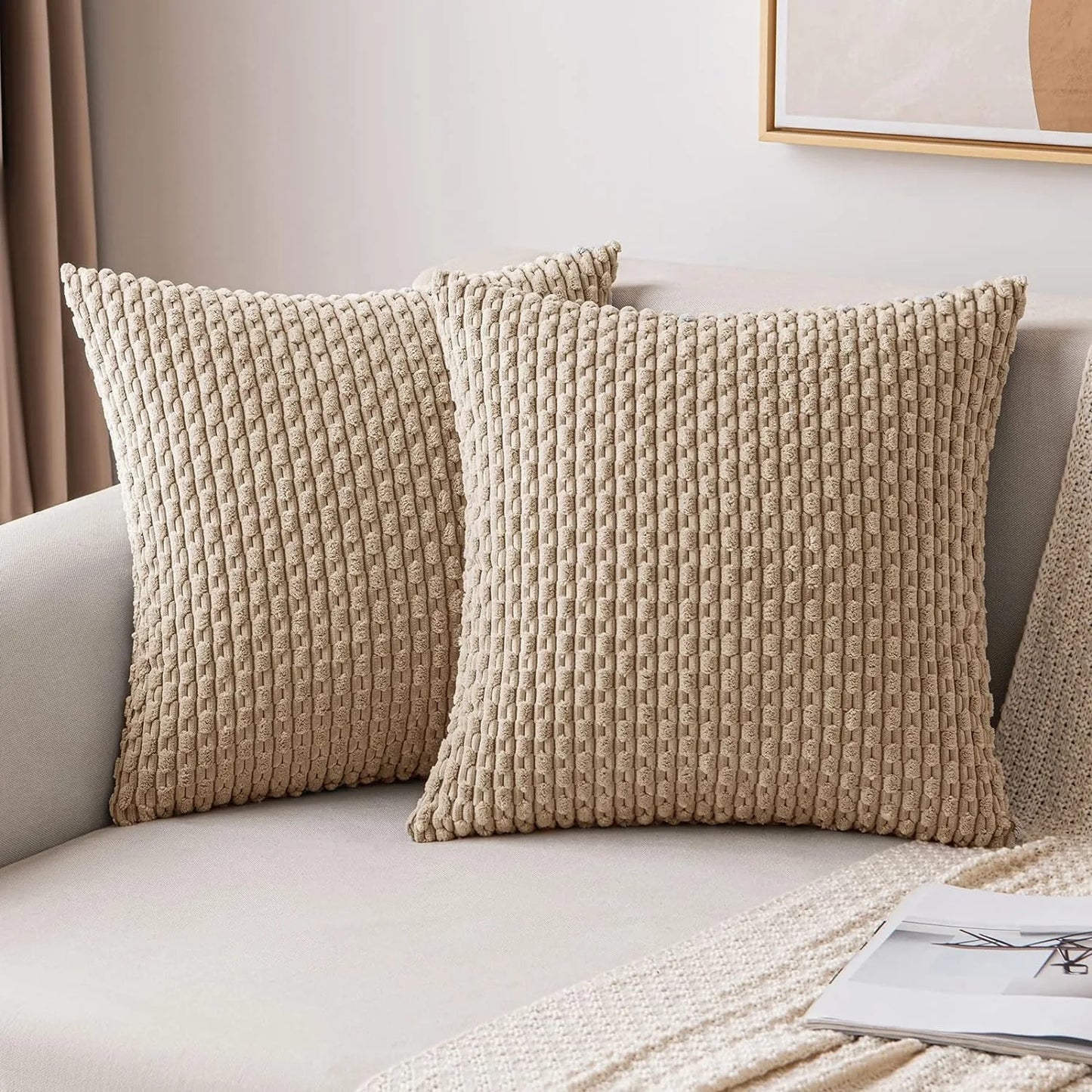 Boho Corduroy Cushion Cover From Sofa Living Room Modern Decro