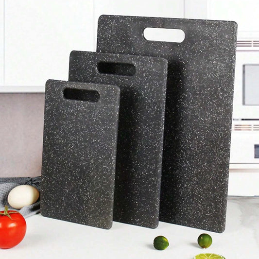 Marble Texture PP Cutting Board Antibacterial and Mildew Cutting Board Kitchen Vegetable Cutting Board Dishwasher Safe Healthy