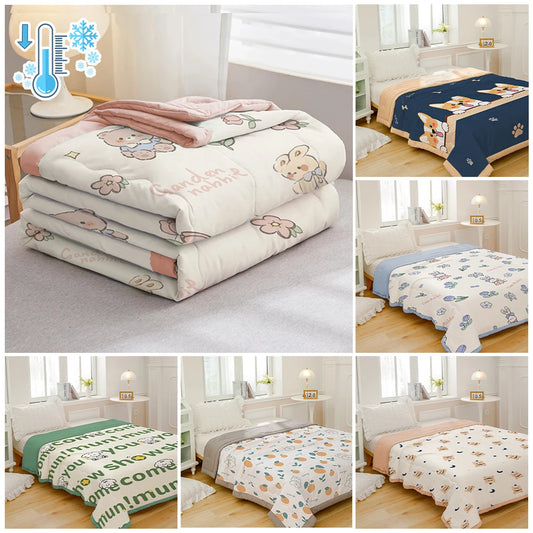 YanYangTian Summer Thin Quilt Comforter Soft