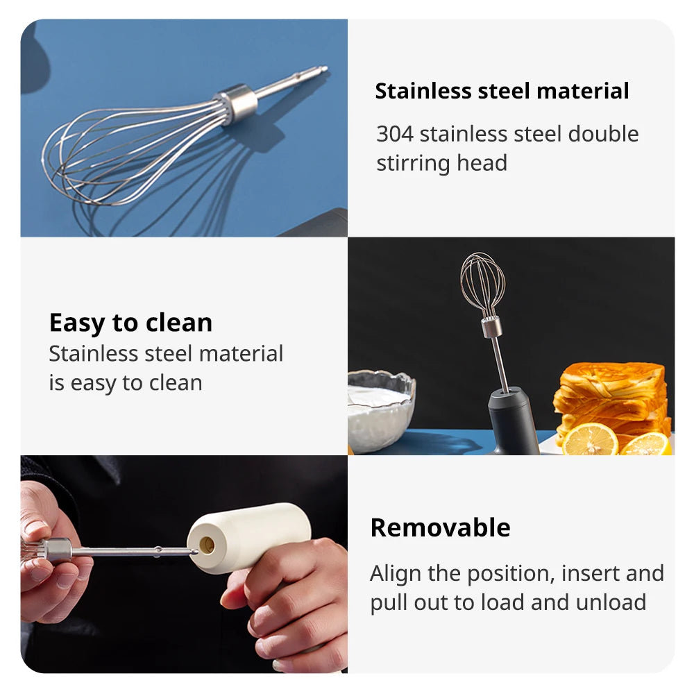 Electric Food Mixer Portable 3 Speeds