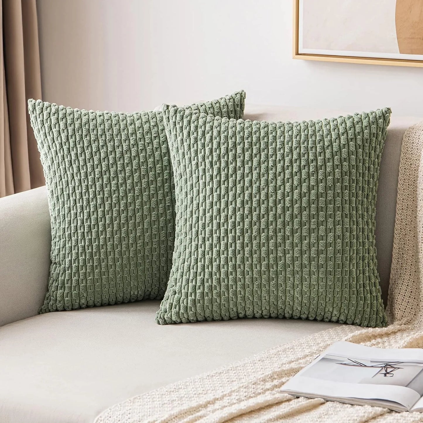 Boho Corduroy Cushion Cover From Sofa Living Room Modern Decro