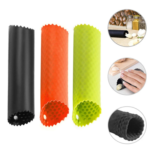 Garlic Stripper Tube Peeling Garlic Peeling Silicone Garlic Peeler Peel Easy Useful Kitchen Tools Non-toxic Safety Gadget