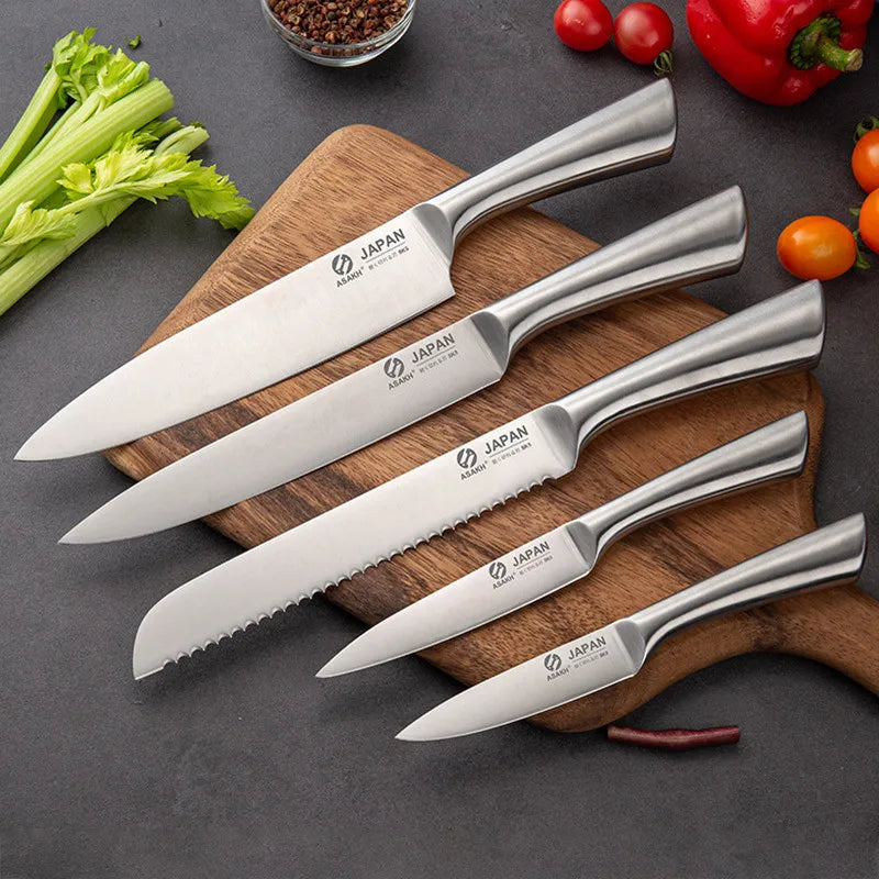Kitchen Knife Kitchen Knives Set Chef Knives Sets Chef Slicer Paring Bread Utility Knife Scissors Sharpener
