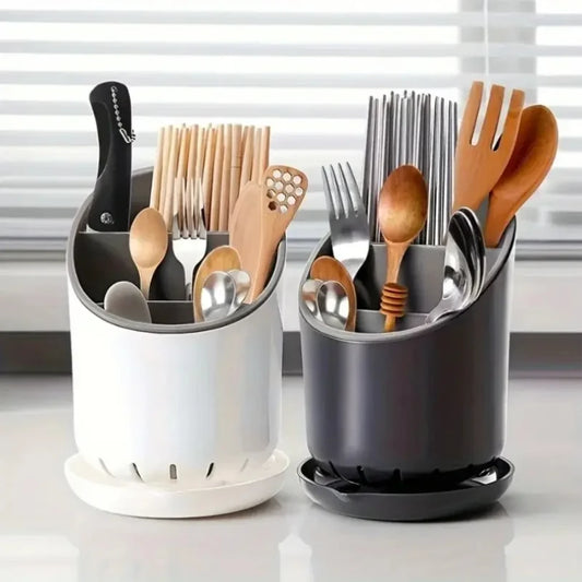 Storage Holder Plastic Drainer Drain Containers Drying Rack Tableware Table Knife Spoon Fork Container Kitchen Tool