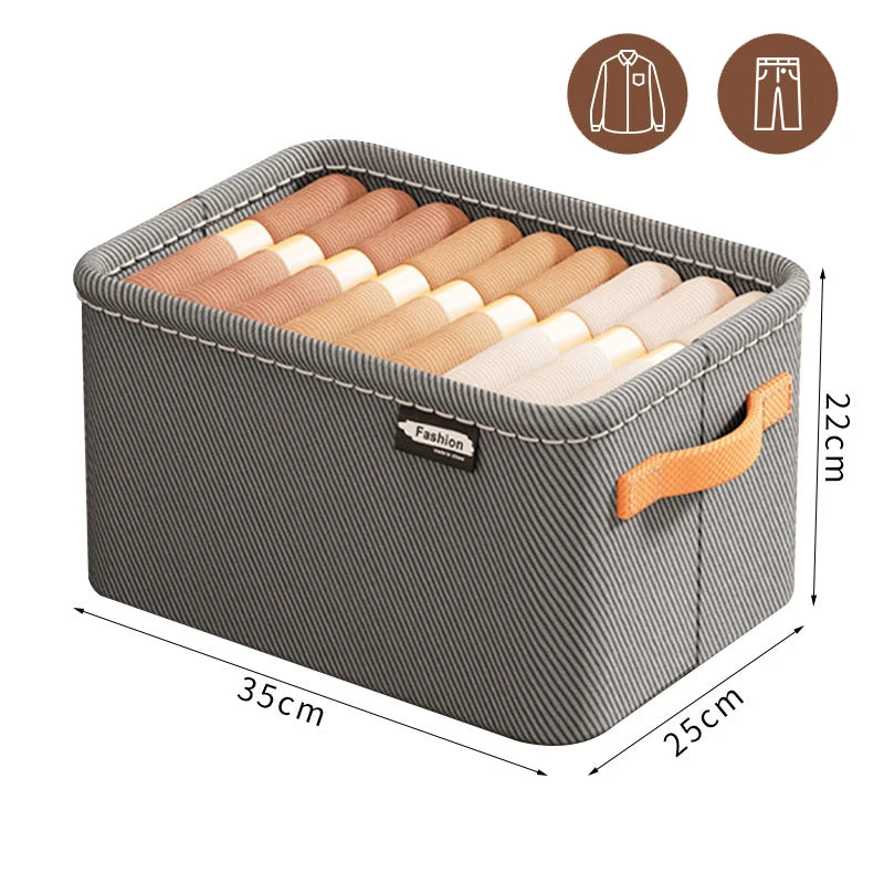 Thicken Clothes Organizer Pants Sweater Storage Cabinets Drawers Organizer Jeans Storage Box Wardrobe