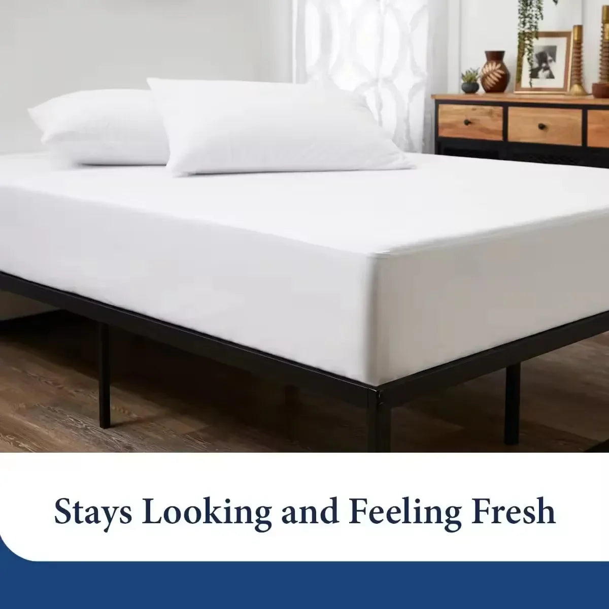 Anti-Bacteria Fitted Sheet Mattress Protector WaterProof Bed Sheet Cover Bedbug Mattress Covers For Baby Elder Dirt Resistant