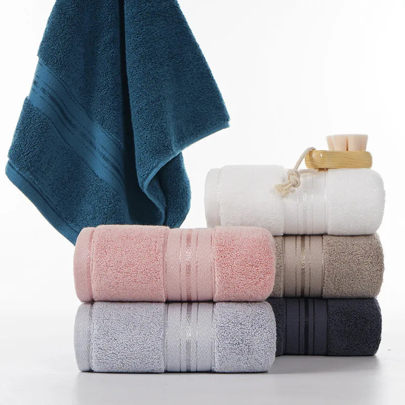 Thickened Egyptian cotton towels set