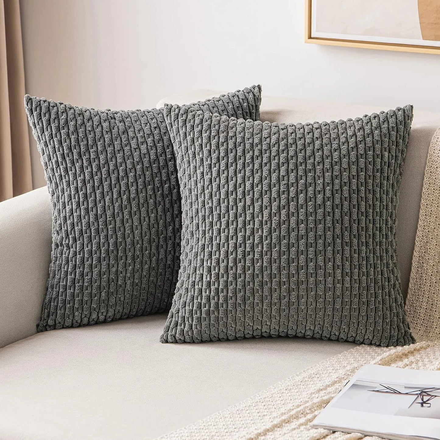 Boho Corduroy Cushion Cover From Sofa Living Room Modern Decro
