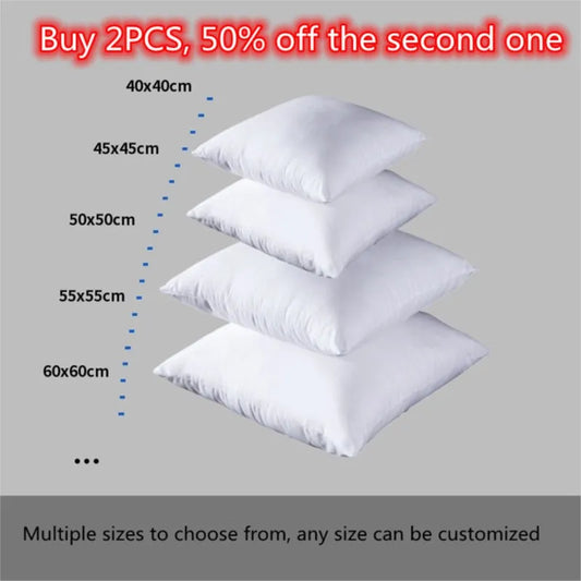 standard white bounce back pillow