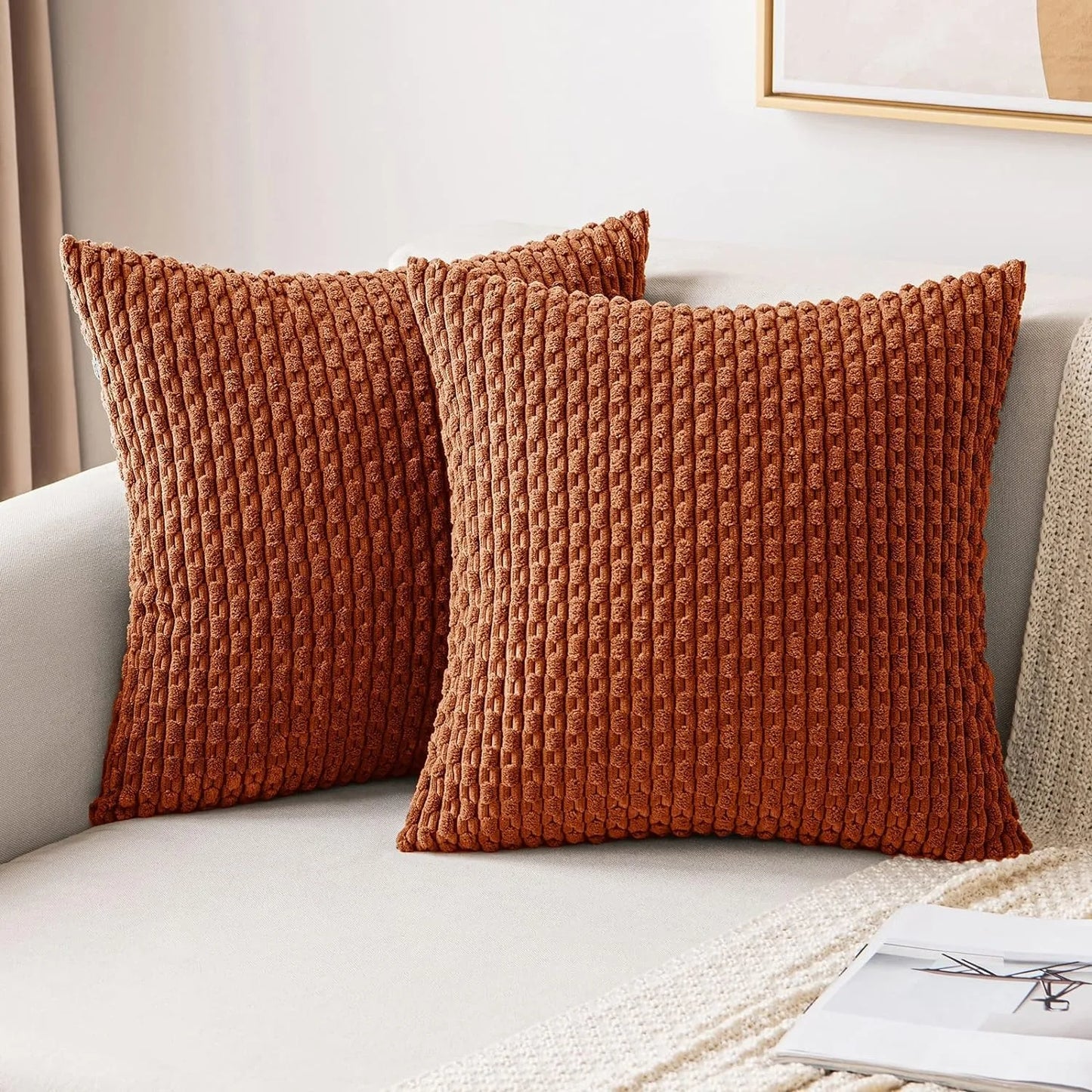 Boho Corduroy Cushion Cover From Sofa Living Room Modern Decro