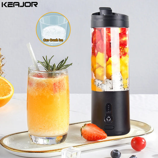 Portable Blender Mini Electric Fruit Juicer Mixer