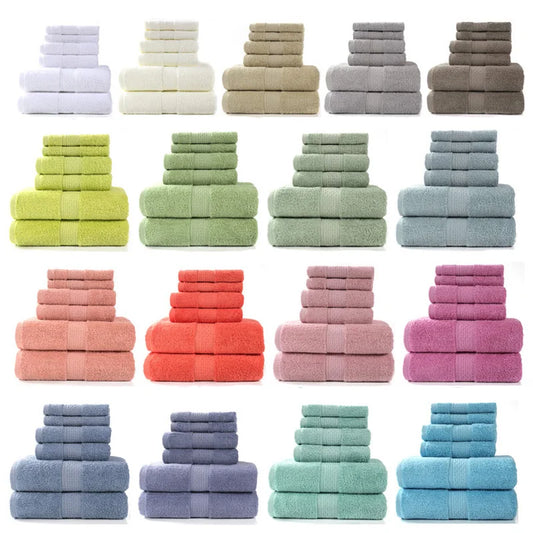 Towel Set Luxury Lace Embroidered Bath Towel Face Towel Hand Towel Washcloths Quick Dry