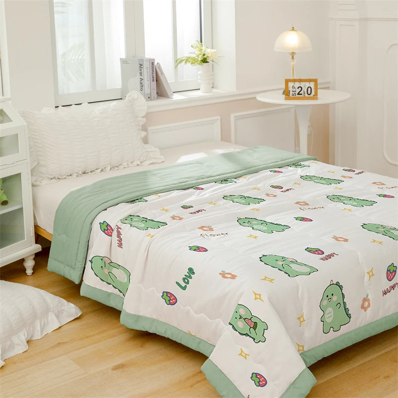YanYangTian Summer Thin Quilt Comforter Soft